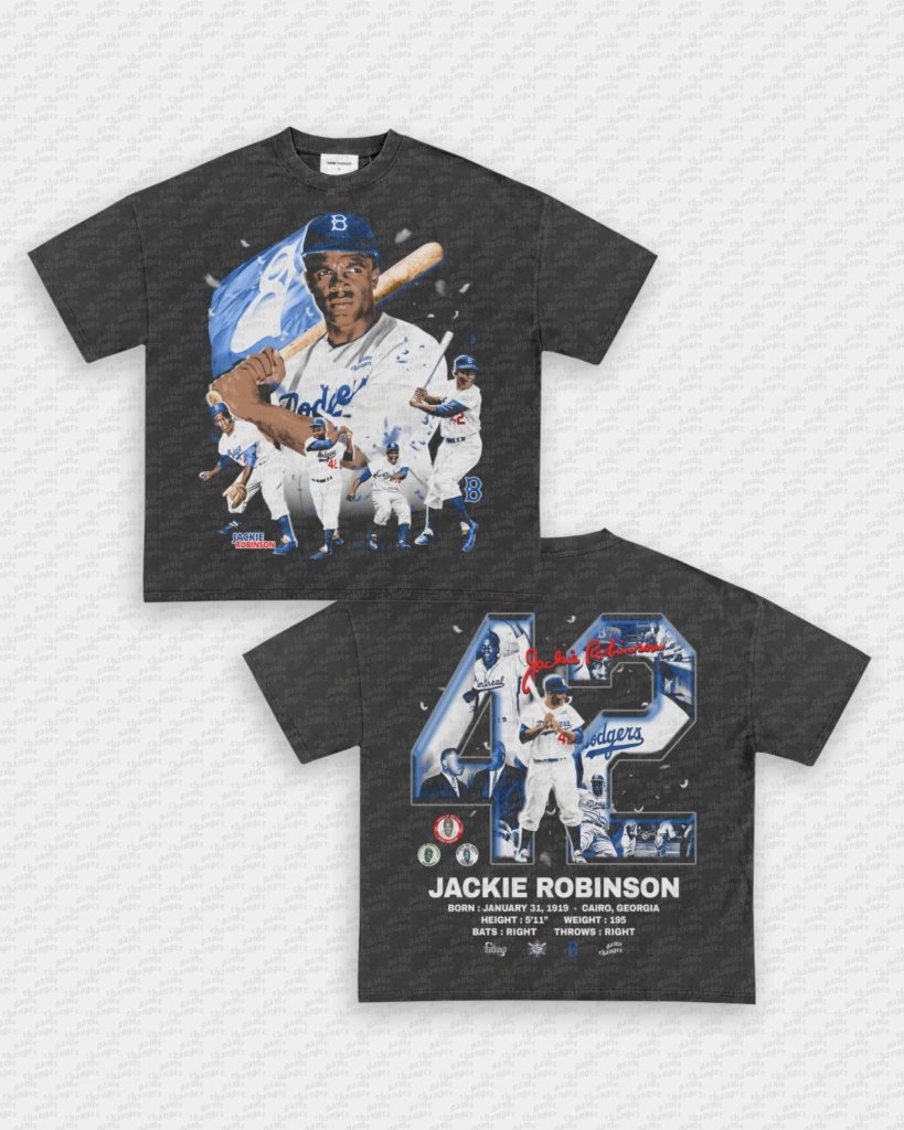 JACKIE ROBINSON V2 TEE - [DS] - WINS™ GAME CHANGERS TEE - WINS LA