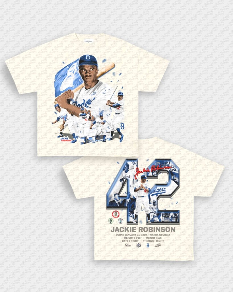 JACKIE ROBINSON V2 TEE - [DS] - WINS™ GAME CHANGERS TEE - WINS LA