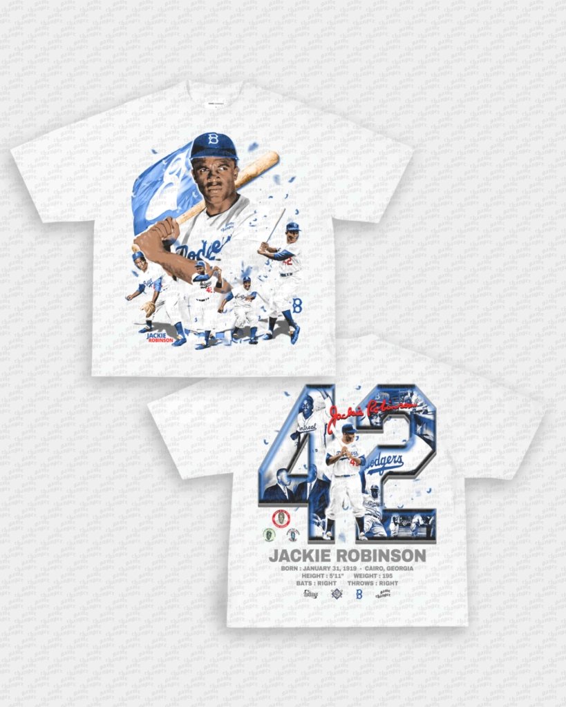 JACKIE ROBINSON V2 TEE - [DS] - WINS™ GAME CHANGERS TEE - WINS LA