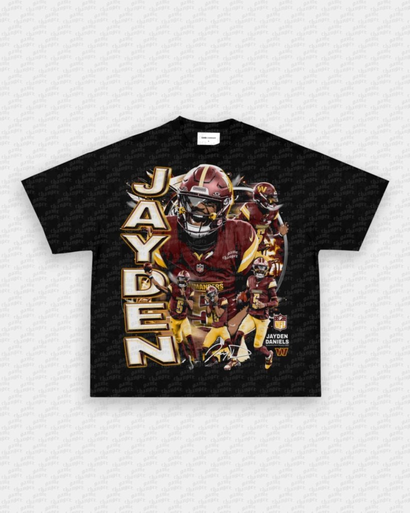 JAYDEN DANIELS V5 TEE - WINS™ GAME CHANGERS TEE - WINS LA