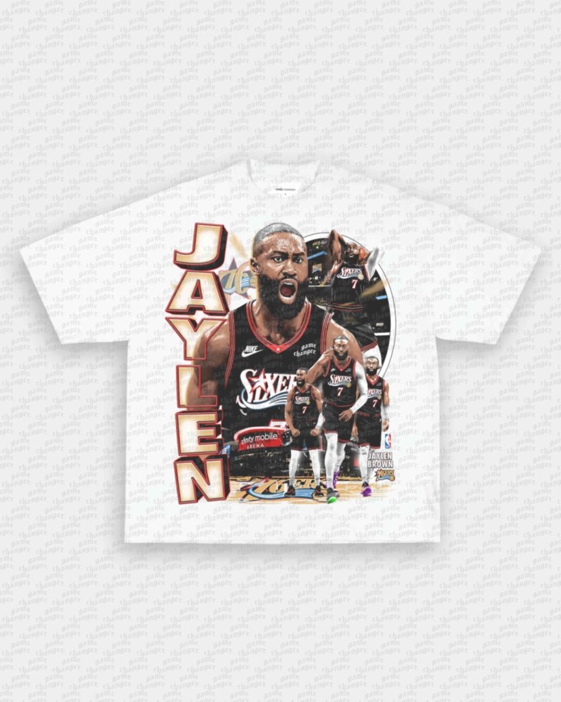 JAYLEN BROWN - 76ERS TEE - WINS™ GAME CHANGERS TEE - WINS LA
