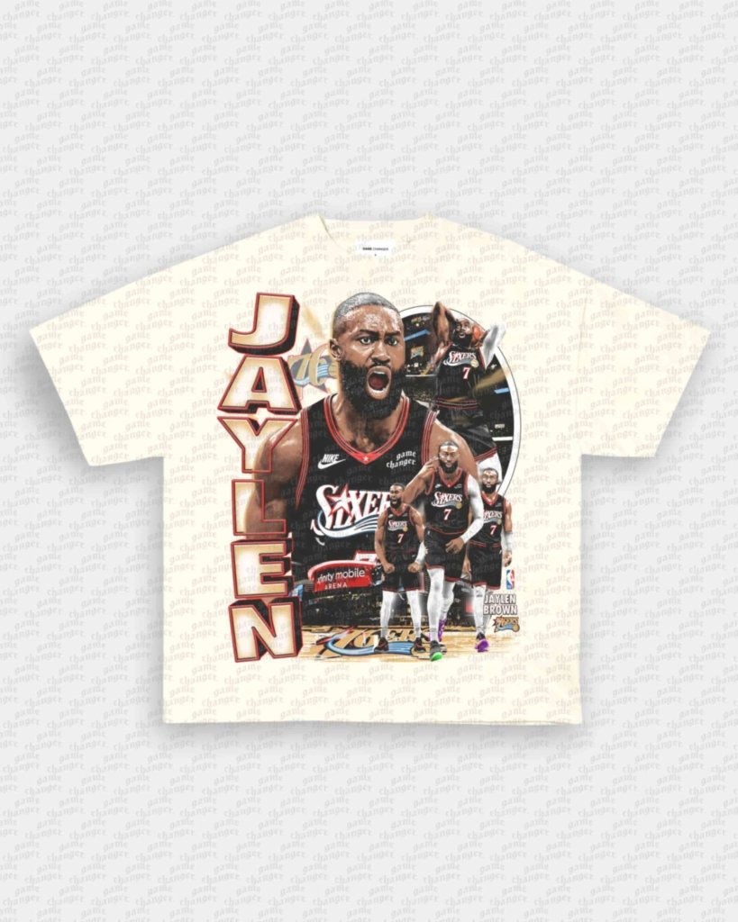 JAYLEN BROWN - 76ERS TEE - WINS™ GAME CHANGERS TEE - WINS LA