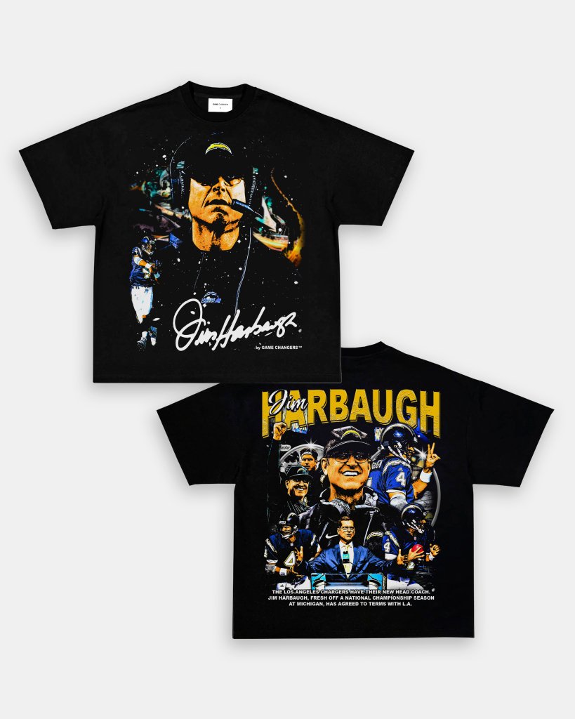 JIM HARBAUGH TEE - [DS] - WINS™ GAME CHANGERS TEE - WINS LA