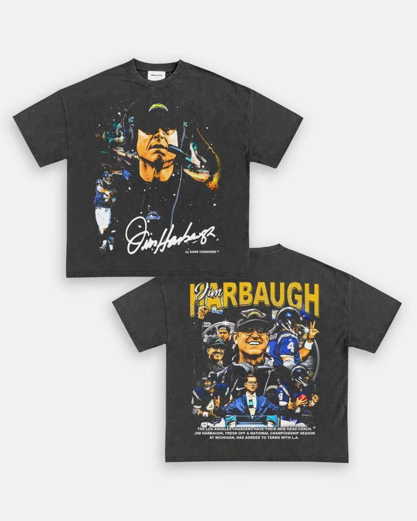 JIM HARBAUGH TEE - [DS] - WINS™ GAME CHANGERS TEE - WINS LA