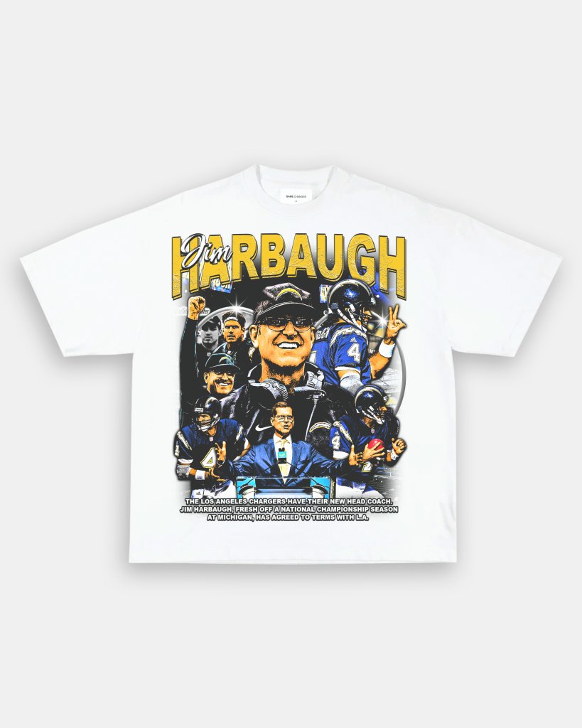 JIM HARBAUGH V2 TEE - WINS™ GAME CHANGERS TEE - WINS LA