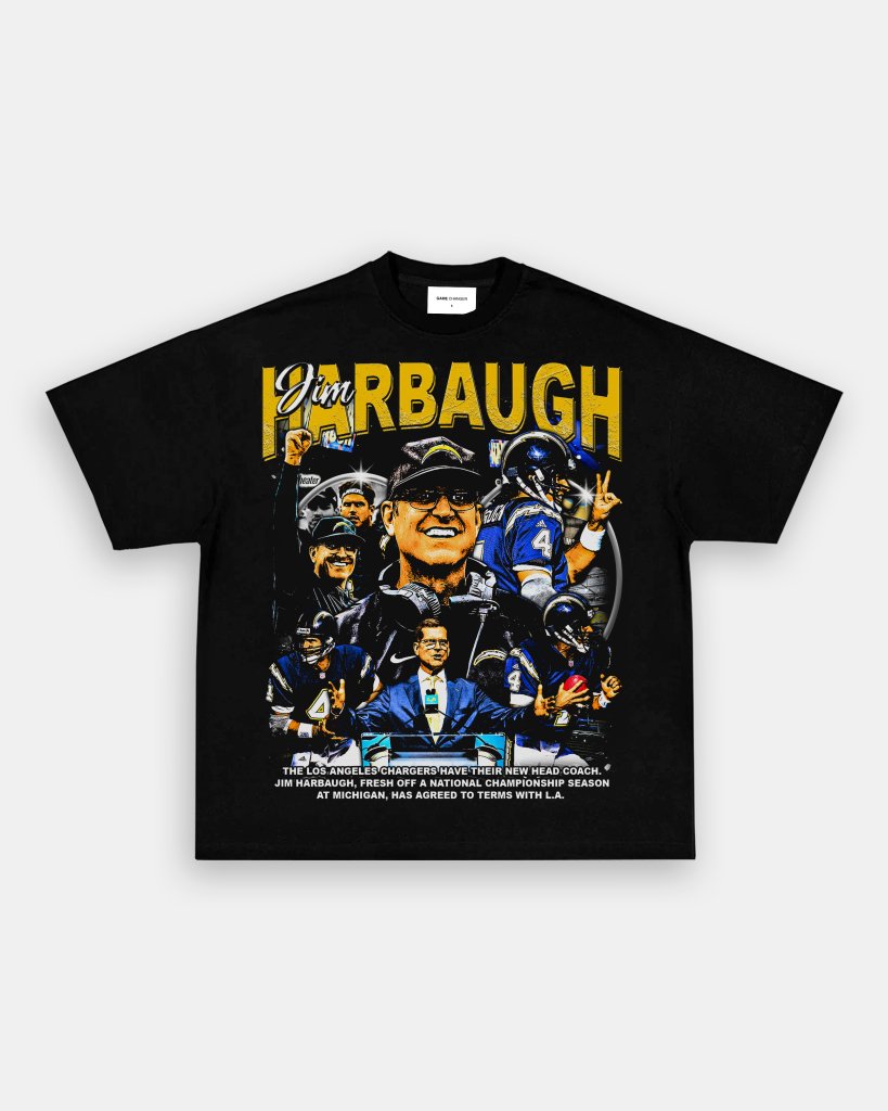 JIM HARBAUGH V2 TEE - WINS™ GAME CHANGERS TEE - WINS LA