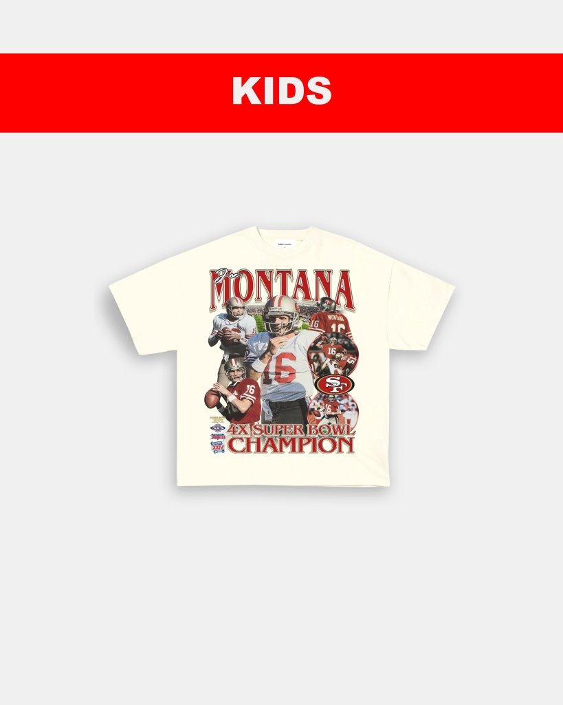 JOE MONTANA - KIDS TEE - WINS™ GAME CHANGERS TEE - WINS LA