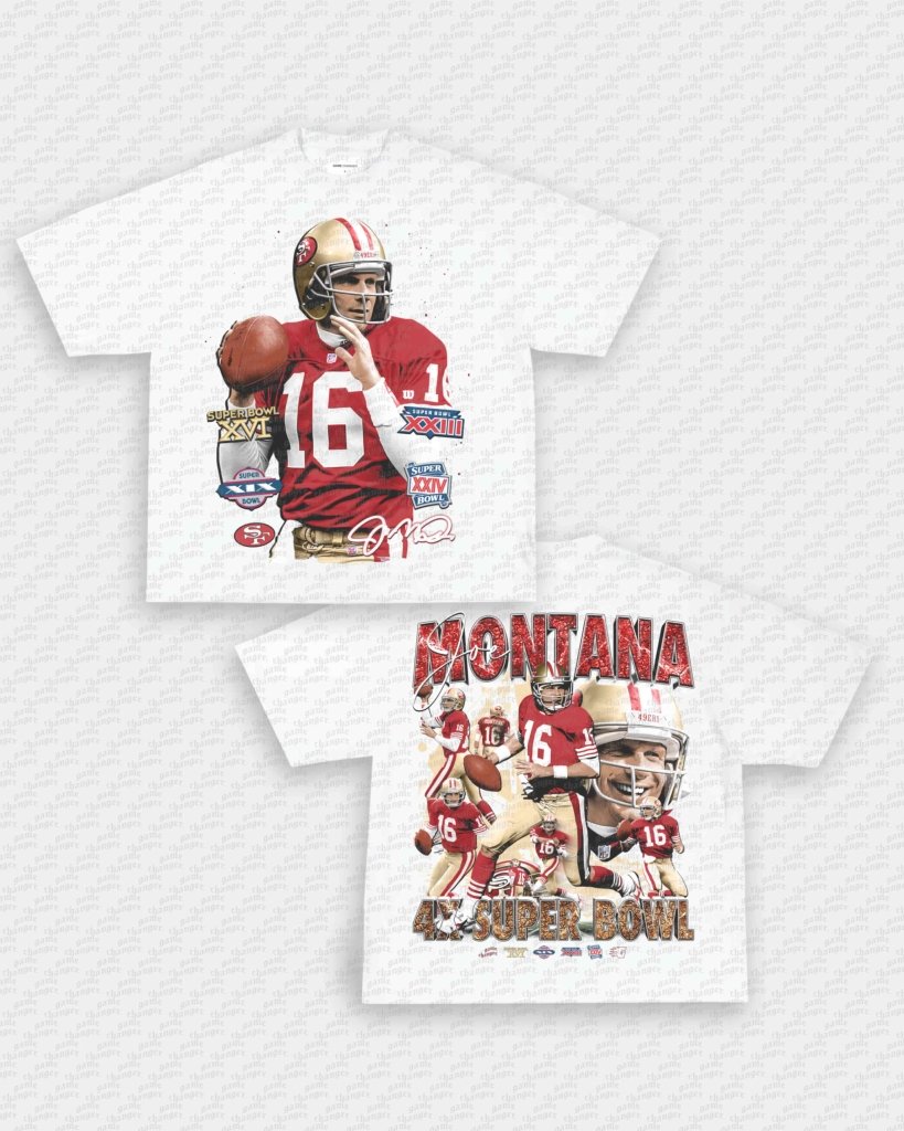 JOE MONTANA V2 TEE - [DS] - WINS™ GAME CHANGERS TEE - WINS LA