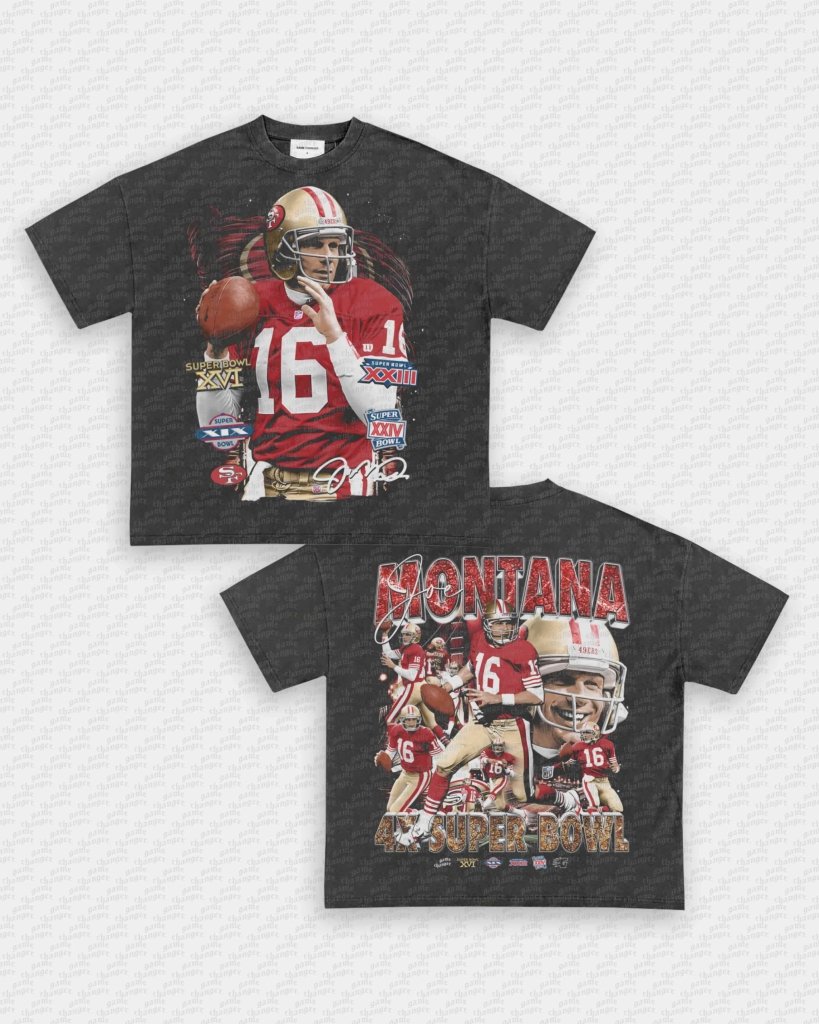 JOE MONTANA V2 TEE - [DS] - WINS™ GAME CHANGERS TEE - WINS LA
