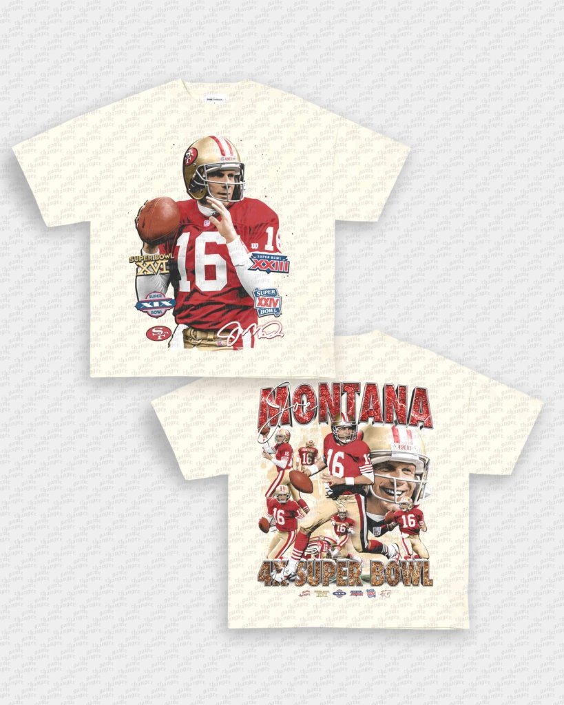 JOE MONTANA V2 TEE - [DS] - WINS™ GAME CHANGERS TEE - WINS LA