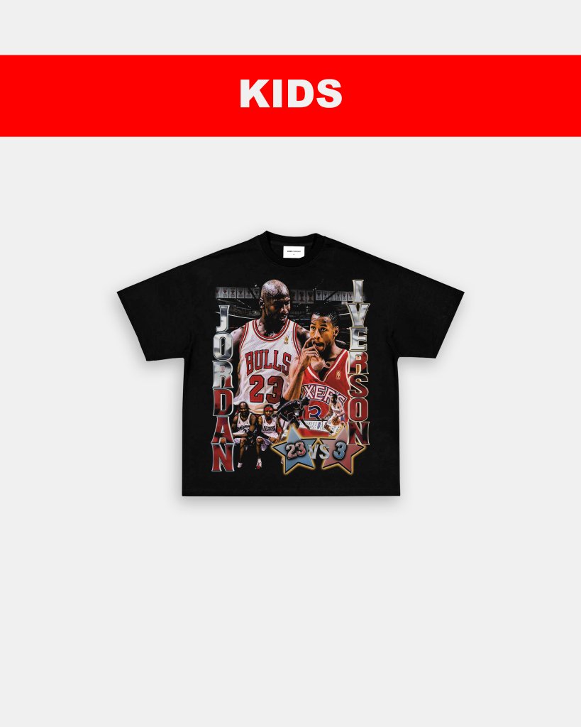 JORDAN VS IVERSON - KIDS TEE - WINS™ GAME CHANGERS TEE - WINS LA