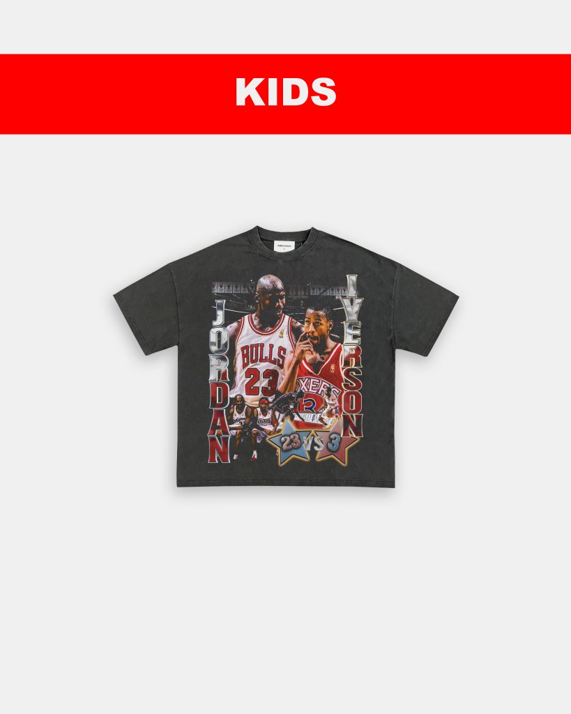 JORDAN VS IVERSON - KIDS TEE - WINS™ GAME CHANGERS TEE - WINS LA