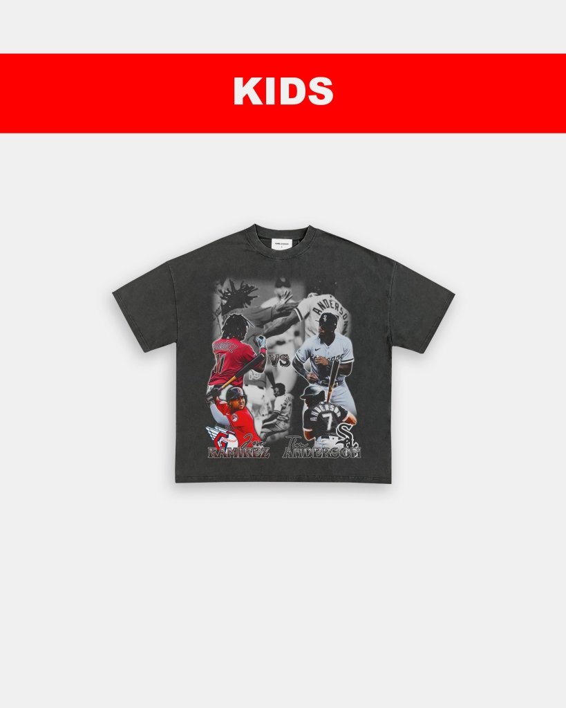 JOSE RAMIREZ VS TIM ANDERSON - KIDS TEE - WINS™ GAME CHANGERS TEE - WINS LA