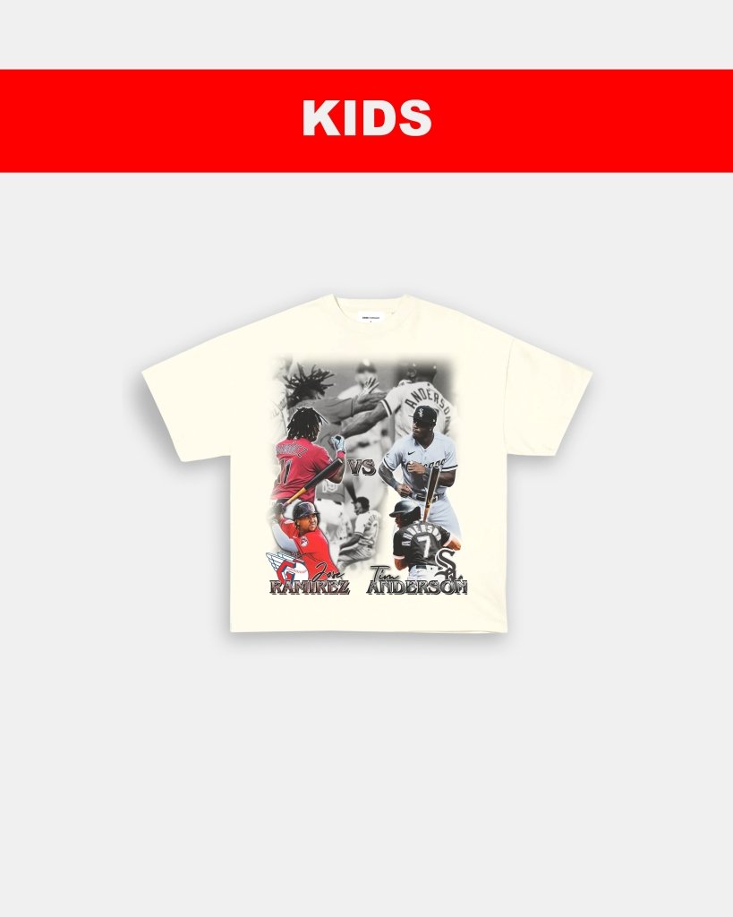 JOSE RAMIREZ VS TIM ANDERSON - KIDS TEE - WINS™ GAME CHANGERS TEE - WINS LA