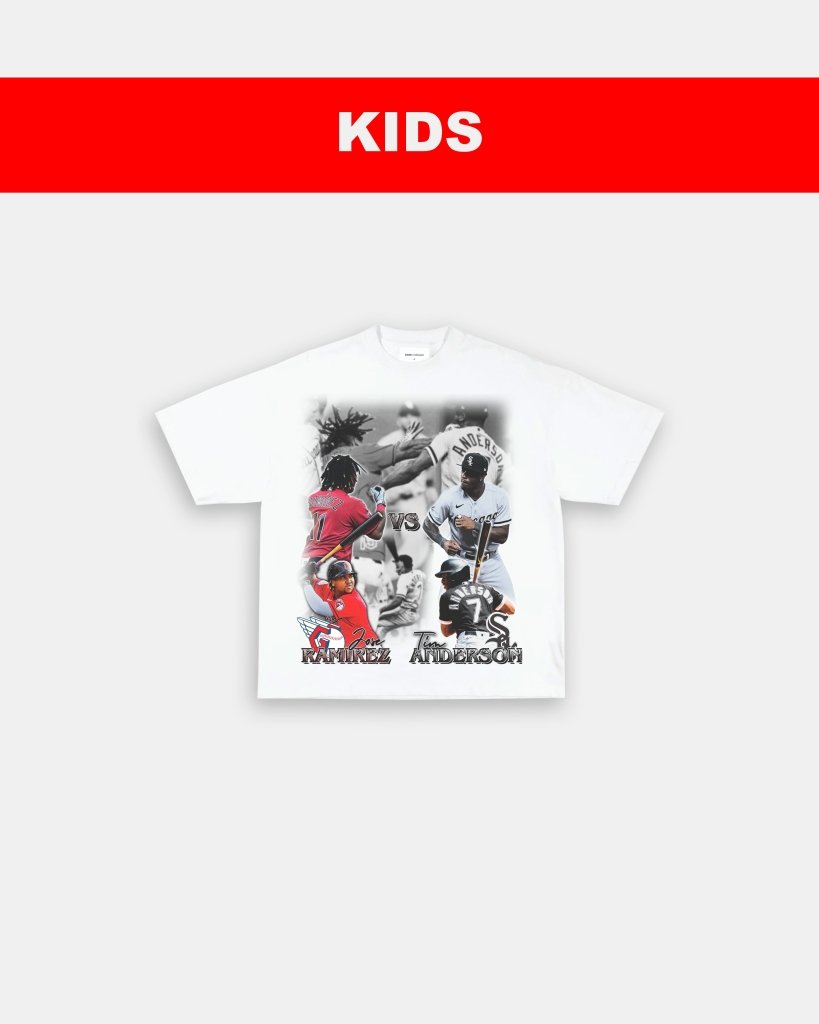 JOSE RAMIREZ VS TIM ANDERSON - KIDS TEE - WINS™ GAME CHANGERS TEE - WINS LA