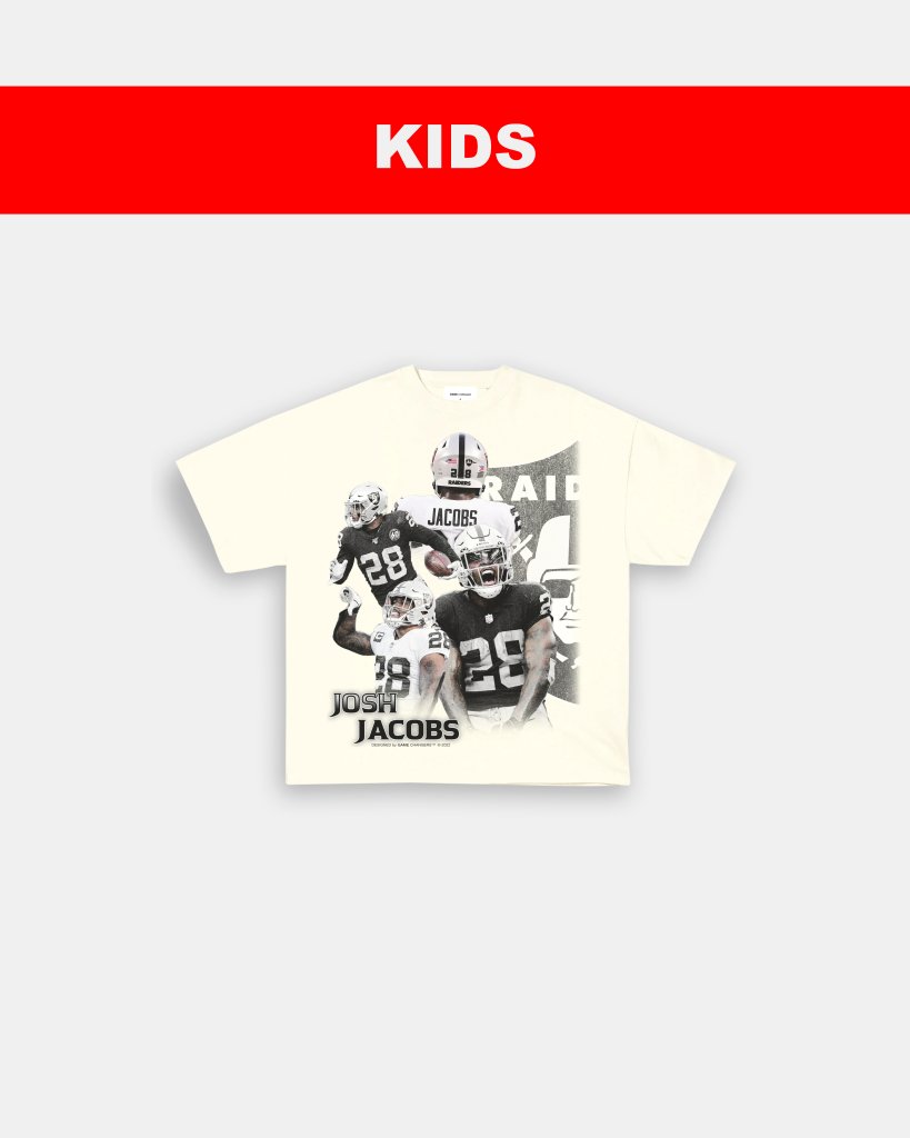 JOSH JACOBS - KIDS TEE - WINS™ GAME CHANGERS TEE - WINS LA