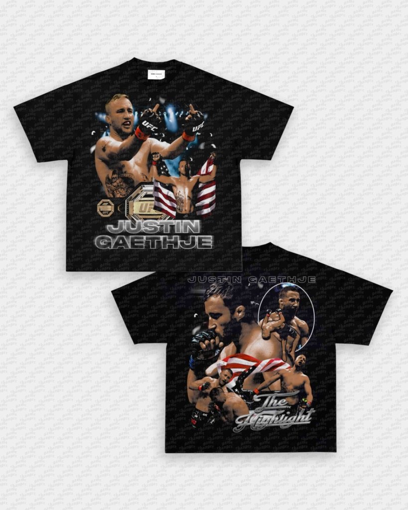 JUSTIN GAETHJE V2 TEE - [DS] - WINS™ GAME CHANGERS TEE - WINS LA
