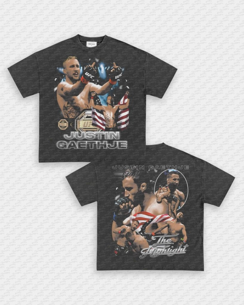 JUSTIN GAETHJE V2 TEE - [DS] - WINS™ GAME CHANGERS TEE - WINS LA