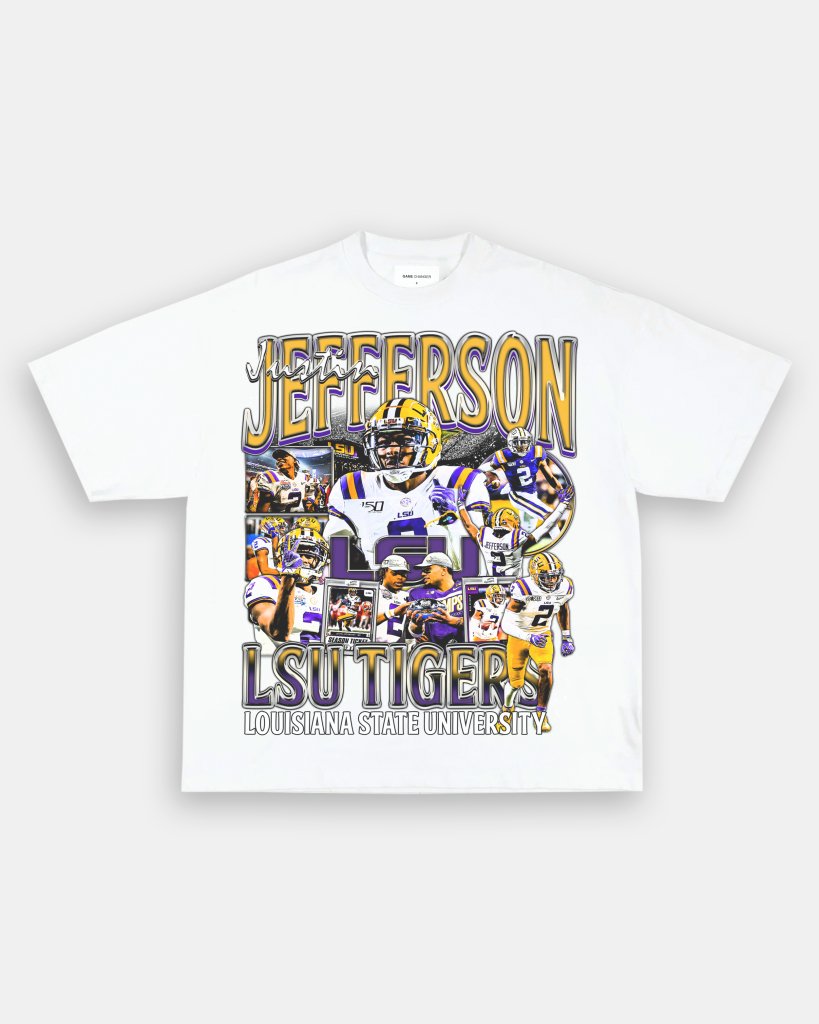 JUSTIN JEFFERSON - LSU TEE - WINS™ GAME CHANGERS TEE - WINS LA