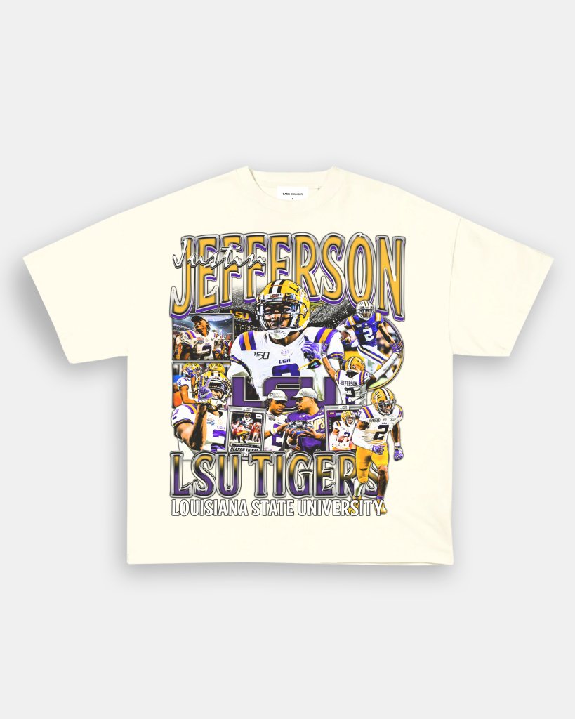 JUSTIN JEFFERSON - LSU TEE - WINS™ GAME CHANGERS TEE - WINS LA