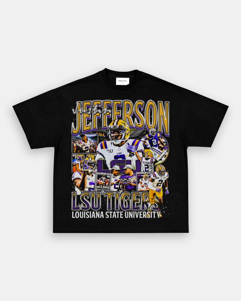 JUSTIN JEFFERSON - LSU TEE - WINS™ GAME CHANGERS TEE - WINS LA