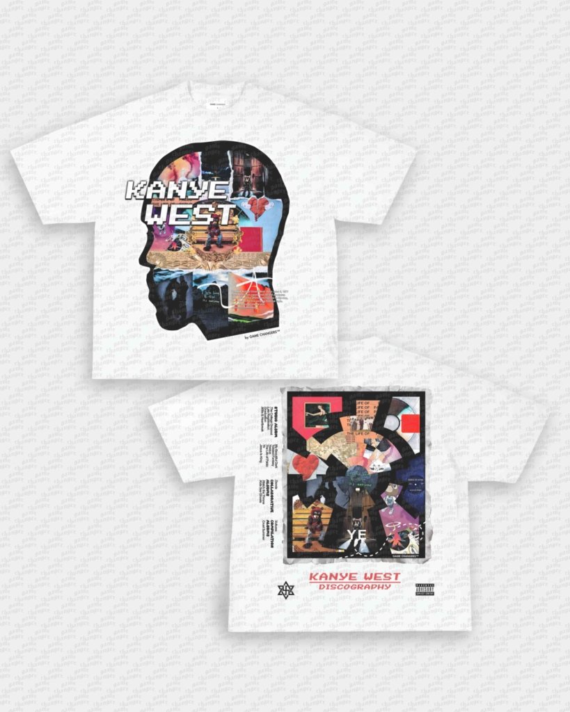 KANYE DISCOGRAPHY TEE - [DS] - WINS™ GAME CHANGERS TEE - WINS LA