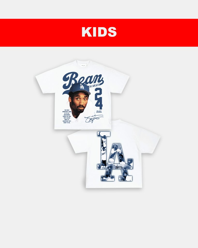 KB BEAN DODGERS - KIDS TEE - [DS] - WINS™ GAME CHANGERS TEE - WINS LA