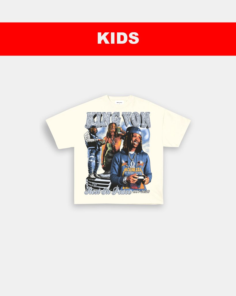 KING VON 2 - KIDS TEE - WINS™ GAME CHANGERS TEE - WINS LA