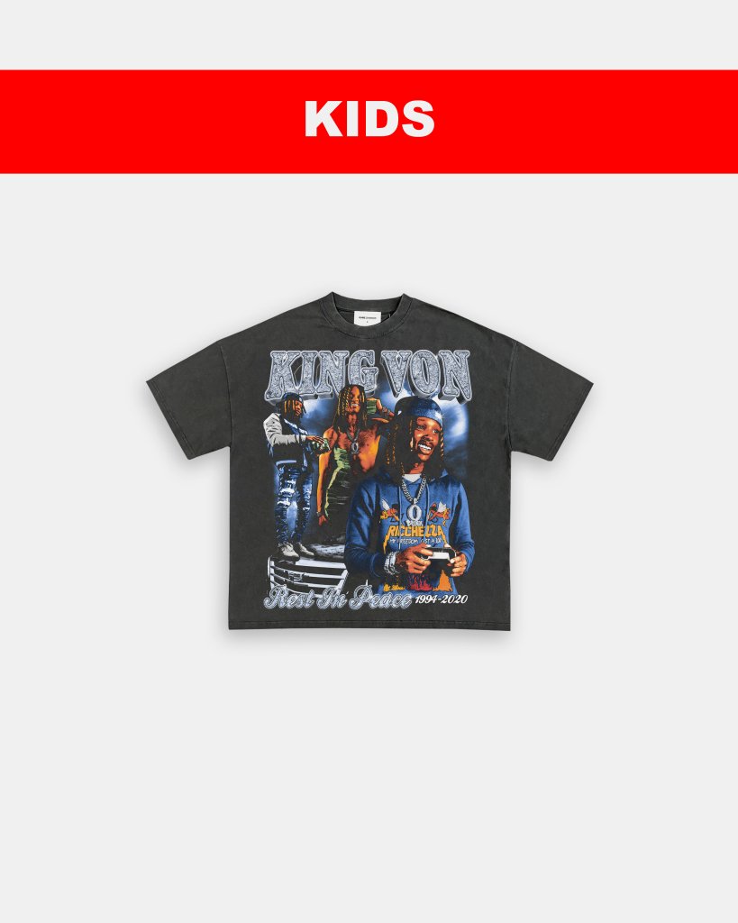 KING VON 2 - KIDS TEE - WINS™ GAME CHANGERS TEE - WINS LA