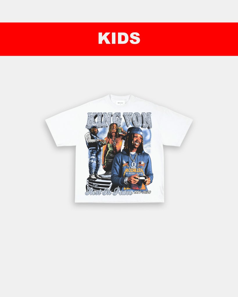 KING VON 2 - KIDS TEE - WINS™ GAME CHANGERS TEE - WINS LA