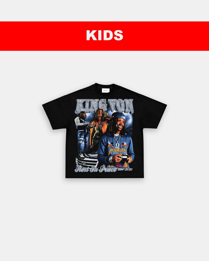 KING VON 2 - KIDS TEE - WINS™ GAME CHANGERS TEE - WINS LA