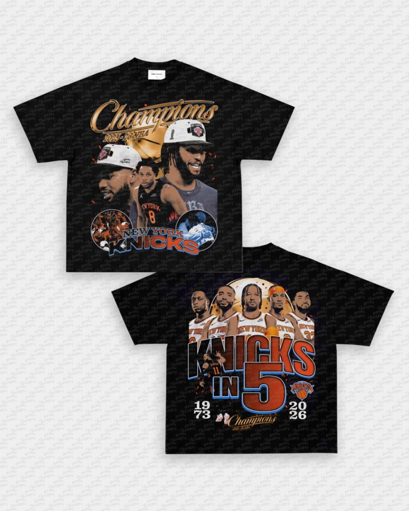 KNICKS IN 5 TEE - [DS] - WINS™ GAME CHANGERS TEE - WINS LA