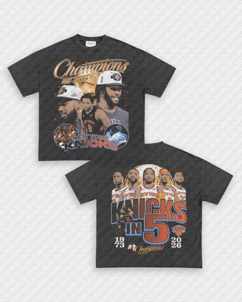 KNICKS IN 5 TEE - [DS] - WINS™ GAME CHANGERS TEE - WINS LA