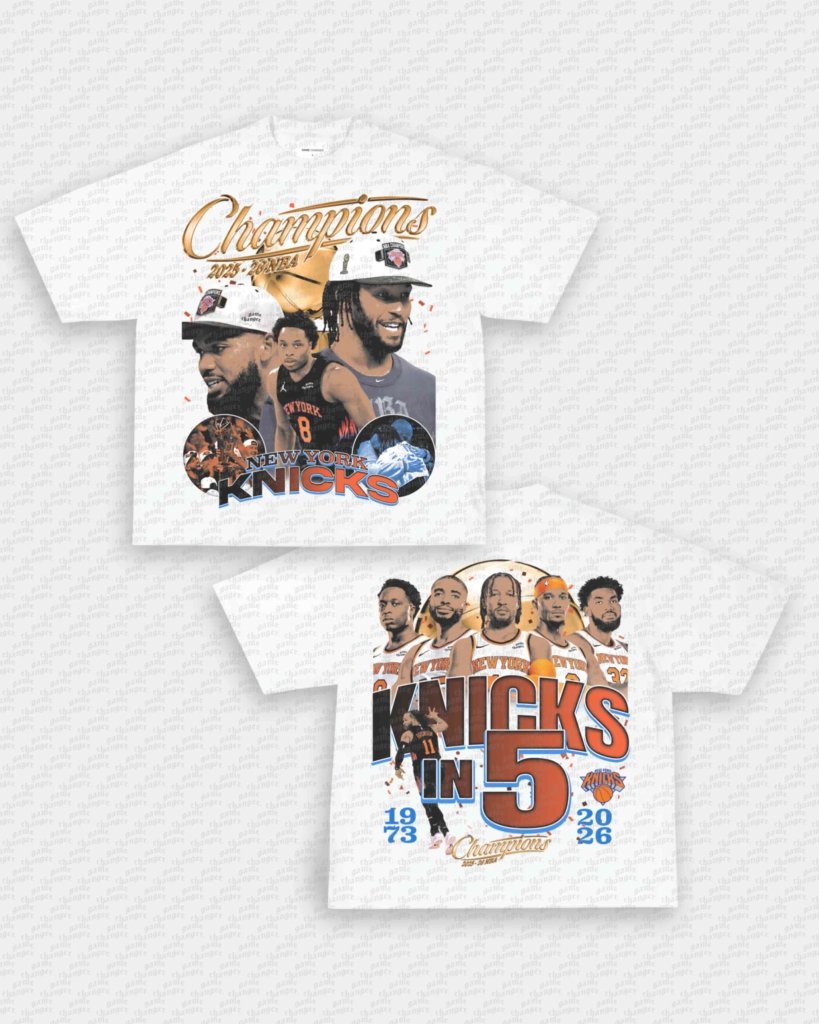 KNICKS IN 5 TEE - [DS] - WINS™ GAME CHANGERS TEE - WINS LA