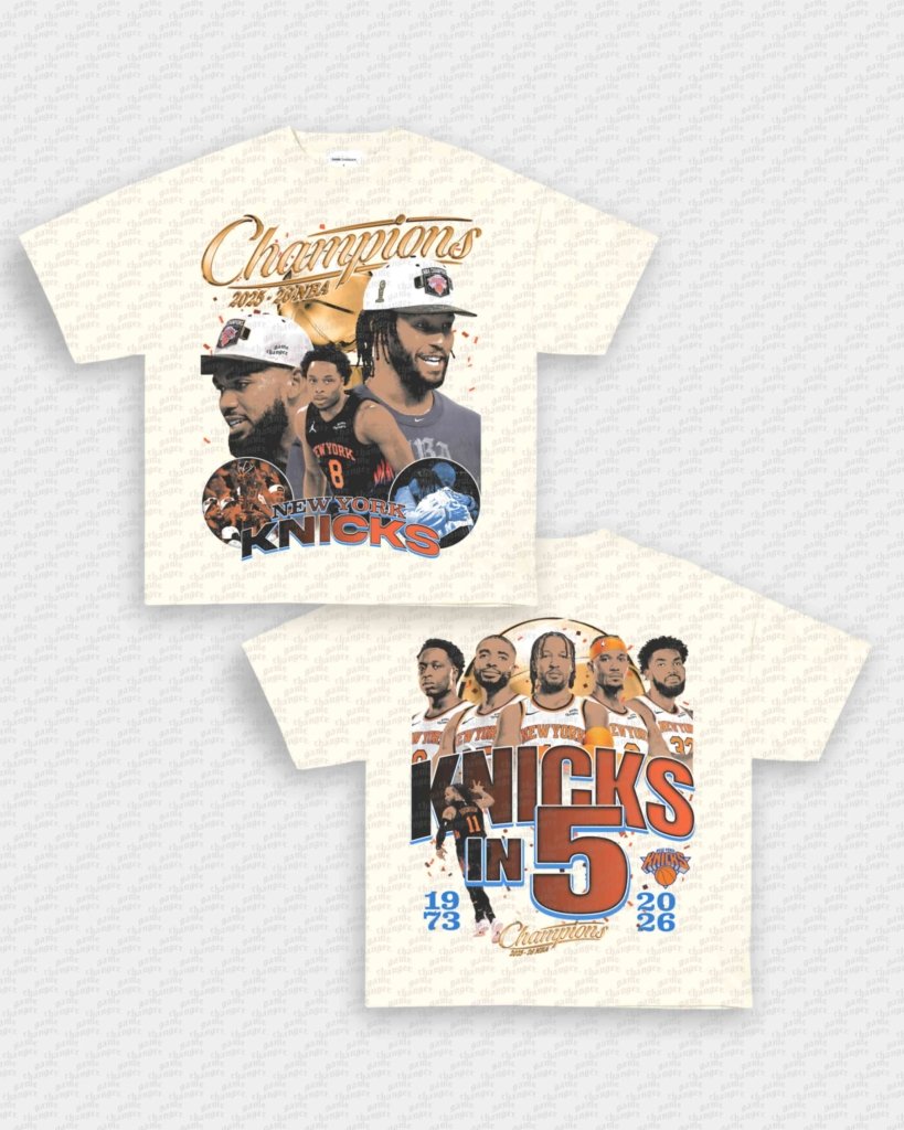 KNICKS IN 5 TEE - [DS] - WINS™ GAME CHANGERS TEE - WINS LA