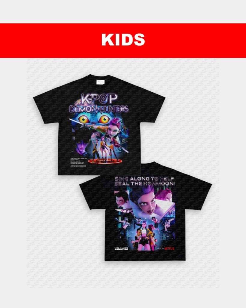 KPOP DEMON HUNTERS - KIDS TEE - [DS] - WINS™ GAME CHANGERS TEE - WINS LA