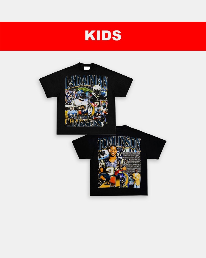 LADAINIAN TOMLINSON 2 DS - KIDS TEE [DS] - WINS™ GAME CHANGERS TEE - WINS LA