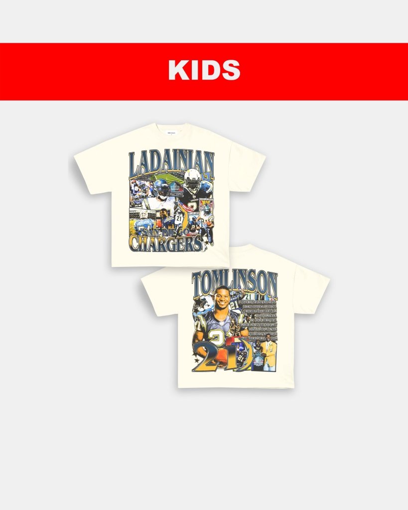 LADAINIAN TOMLINSON 2 DS - KIDS TEE [DS] - WINS™ GAME CHANGERS TEE - WINS LA