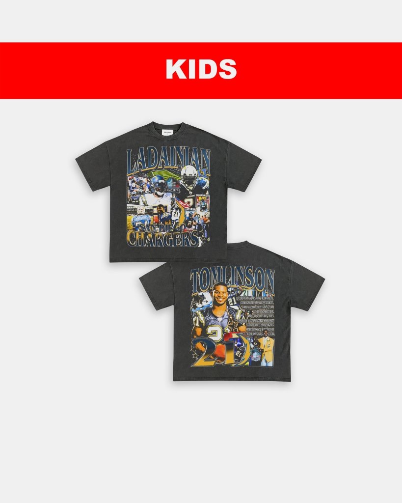 LADAINIAN TOMLINSON 2 DS - KIDS TEE [DS] - WINS™ GAME CHANGERS TEE - WINS LA