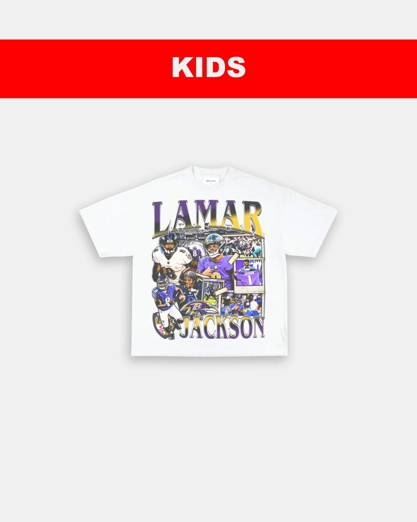 LAMAR JACKSON - KIDS TEE - WINS™ GAME CHANGERS TEE - WINS LA