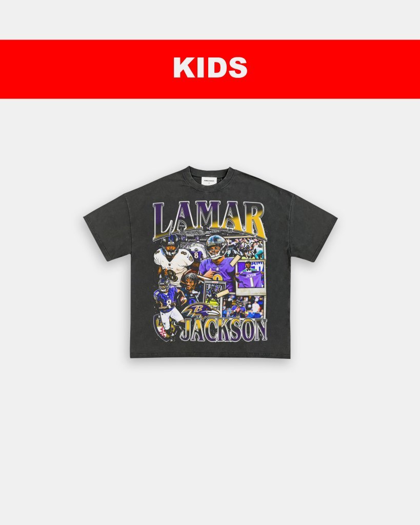 LAMAR JACKSON - KIDS TEE - WINS™ GAME CHANGERS TEE - WINS LA