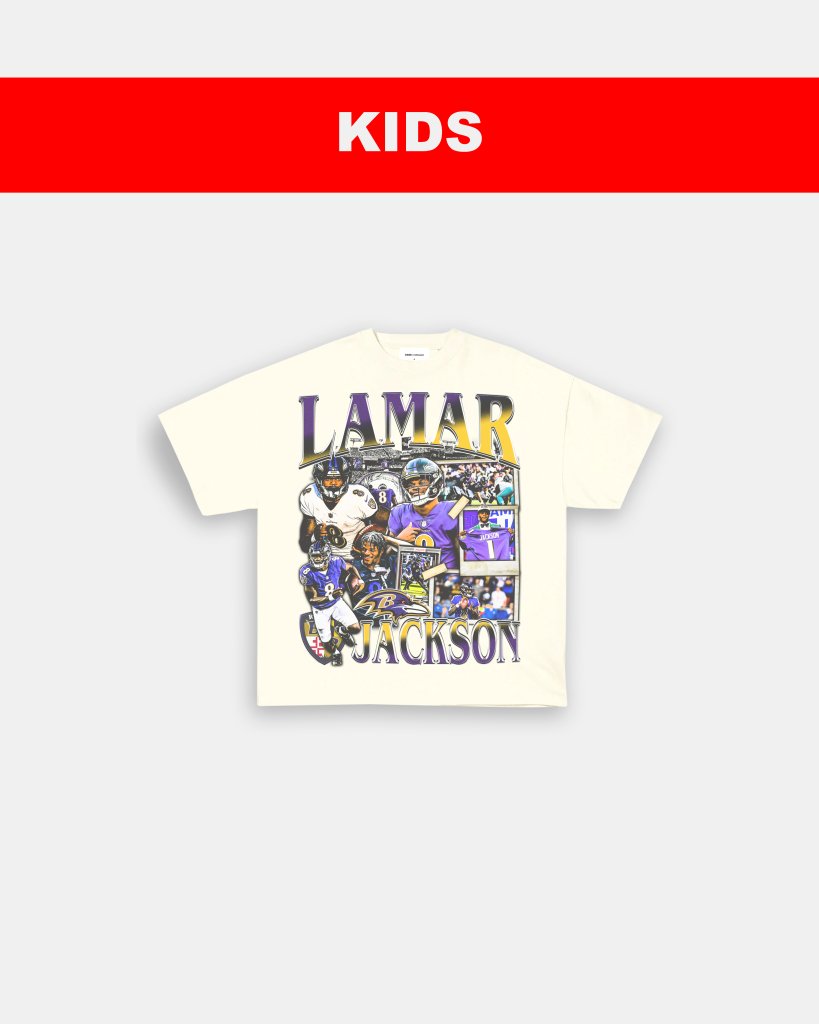 LAMAR JACKSON - KIDS TEE - WINS™ GAME CHANGERS TEE - WINS LA