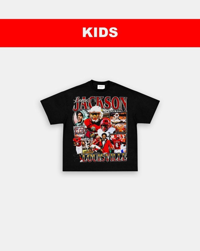 LAMAR JACKSON - LOUISVILLE - KIDS TEE - WINS™ GAME CHANGERS TEE - WINS LA