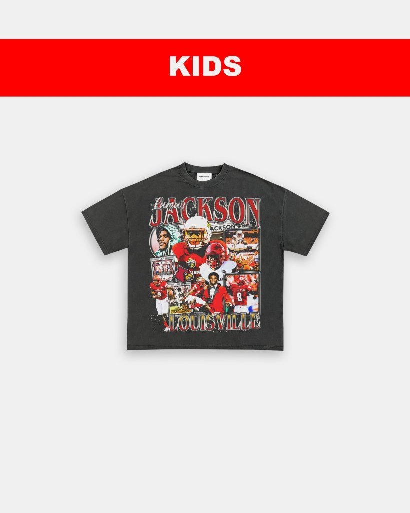 LAMAR JACKSON - LOUISVILLE - KIDS TEE - WINS™ GAME CHANGERS TEE - WINS LA