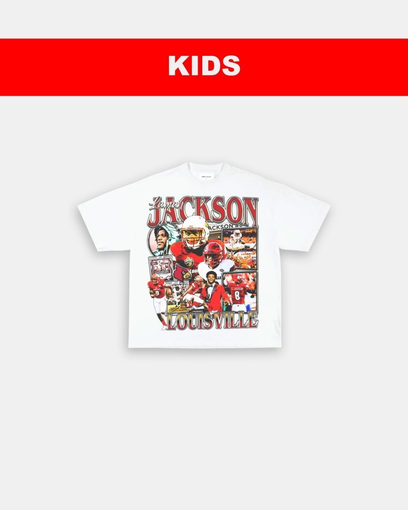 LAMAR JACKSON - LOUISVILLE - KIDS TEE - WINS™ GAME CHANGERS TEE - WINS LA