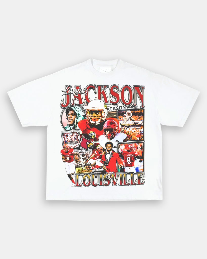 LAMAR JACKSON - LOUISVILLE TEE - WINS™ GAME CHANGERS TEE - WINS LA