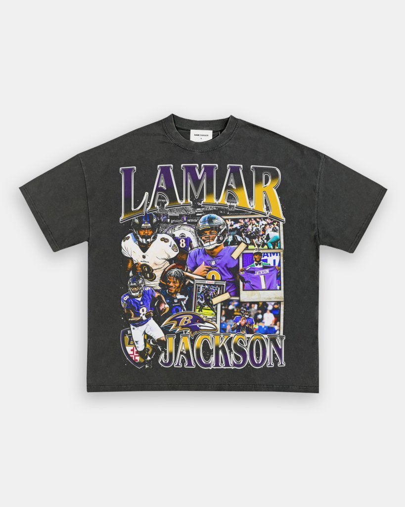 LAMAR JACKSON TEE - WINS™ GAME CHANGERS TEE - WINS LA