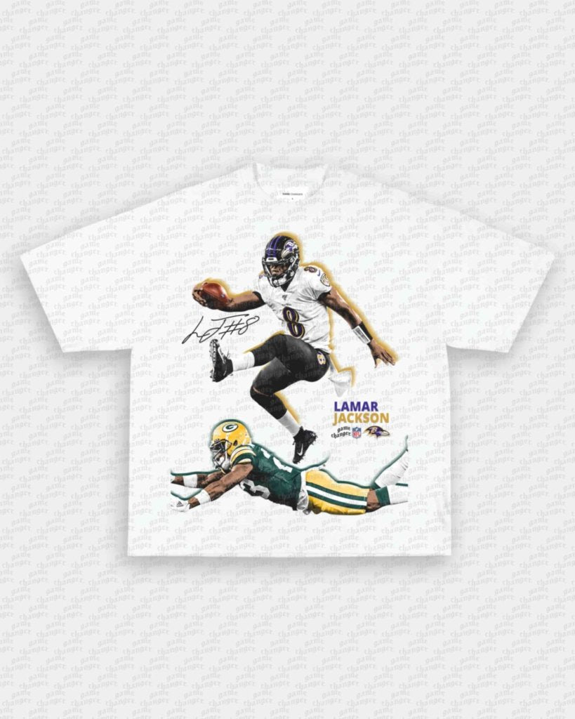 LAMAR JACKSON V2 TEE - WINS™ GAME CHANGERS TEE - WINS LA