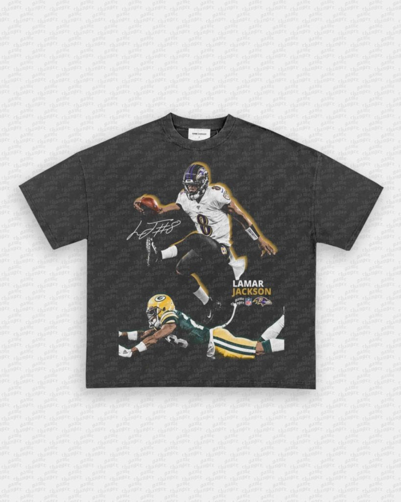 LAMAR JACKSON V2 TEE - WINS™ GAME CHANGERS TEE - WINS LA
