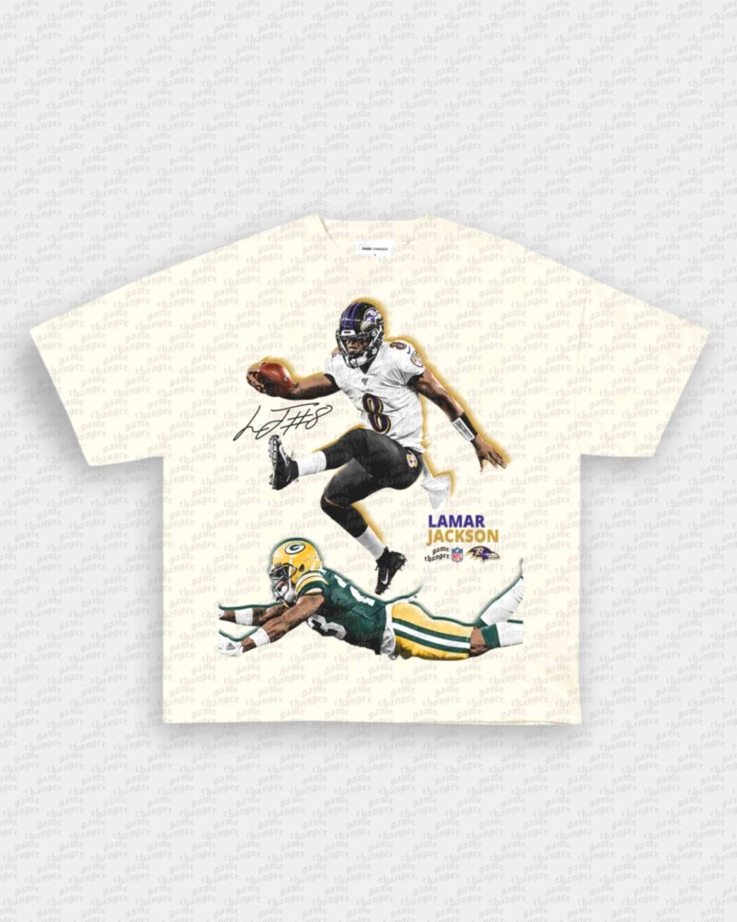 LAMAR JACKSON V2 TEE - WINS™ GAME CHANGERS TEE - WINS LA